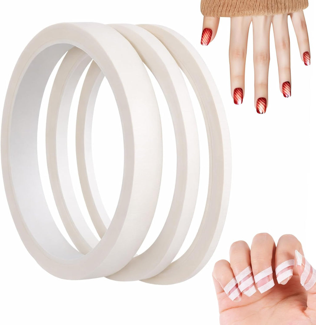 Gshllo Glamfields white nail art striping tape front view packaging