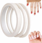 Gshllo Glamfields white nail art striping tape front view packaging