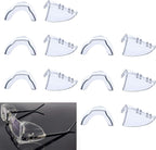 Korty 3/6/10 Pairs Eye Glasses Side Shields, Flexible Slip on Side Shields for Safety Glasses Fits Small to Medium - Image 9