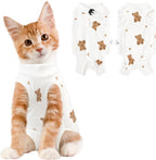 Coppthinktu Cat Recovery Suit Female, Breathable Cat Onesie After Surgery Female for Abdominal Wounds or Skin Diseases, Surgery Recovery Suit Kitten Surgical Onesie After Spay Wear Anti Licking - Image 13