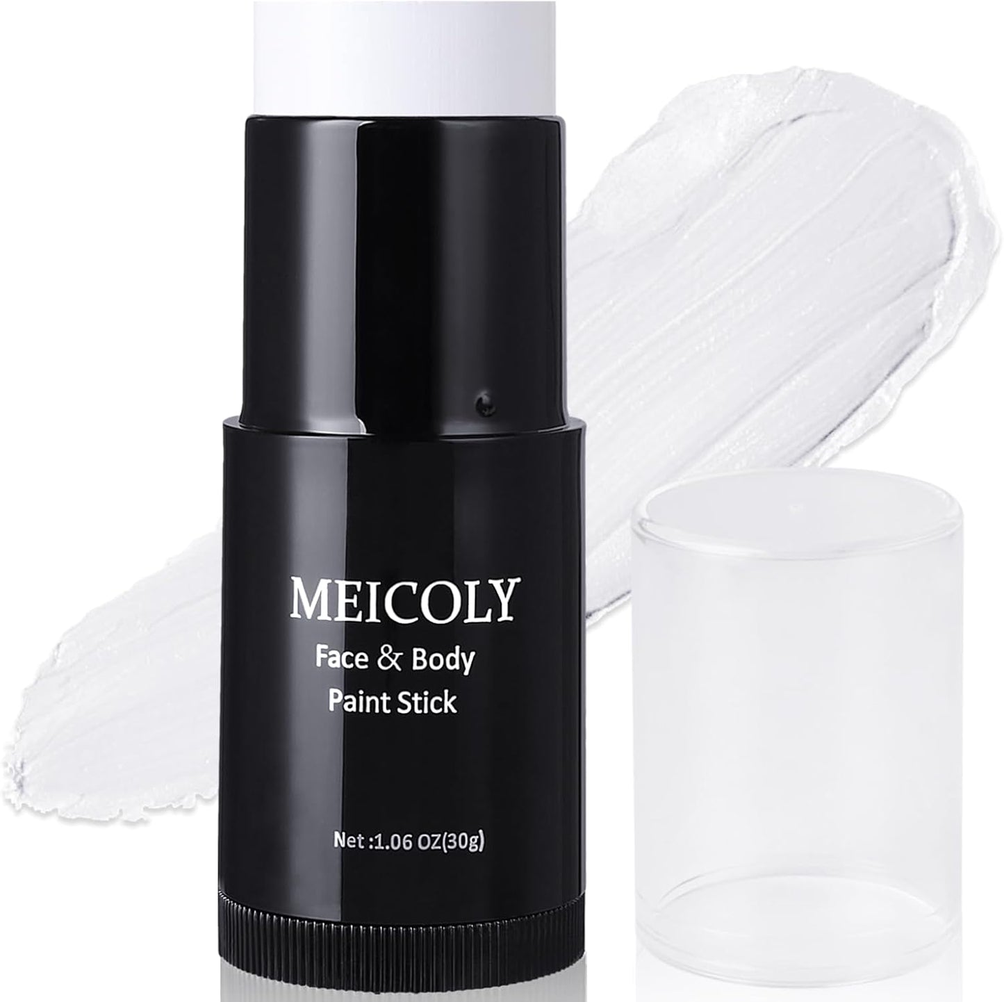 MEICOLY Clown White Face Paint Stick for Halloween and professional theater makeup