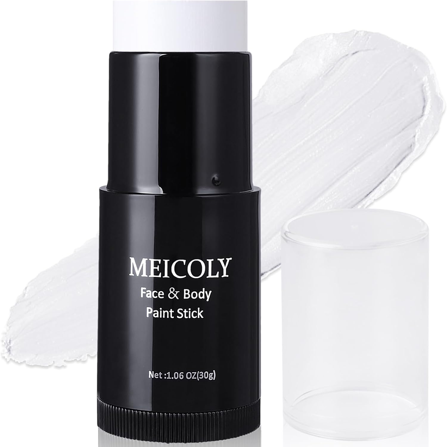 MEICOLY Clown White Face Paint Stick for Halloween and professional theater makeup