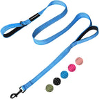 HIHANHAN imported USA premium black puppy leash demonstrating durable anti fraying nylon webbing material weave.