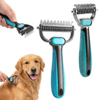 Double-Sided Pet Grooming Rake For Cats & Dogs, 2-In-1 Dematting Comb, Ergonomic Pet Grooming Matt Remover Detangler For Long Haired Pets (small) - Image 11