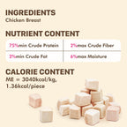 MON2SUN authentic USA imported freeze dried cat treats close up view