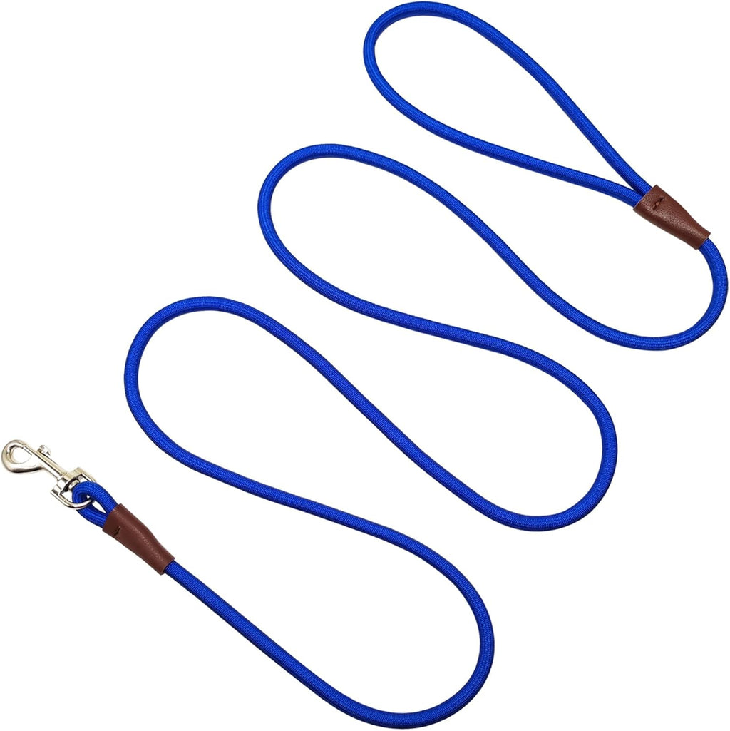 Small Dog Leash, 1/4" by 6/8/10 FT Lightweight Strong Nylon Rope Leash, Bright Classic Lead for Small Pets/Puppy (6ft, Black) - Image 12