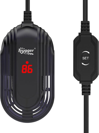 Hygger 15W submersible betta aquarium heater front view