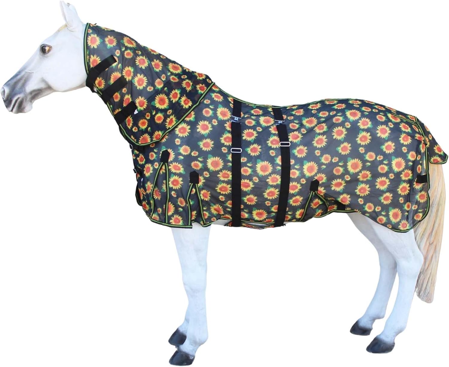 Challenger Horse Mesh Summer Fly Sheet Spring Airflow Neck 73110 - Image 9