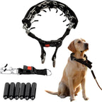 DFQ heavy duty dog training collar with secure leash attachment D ring