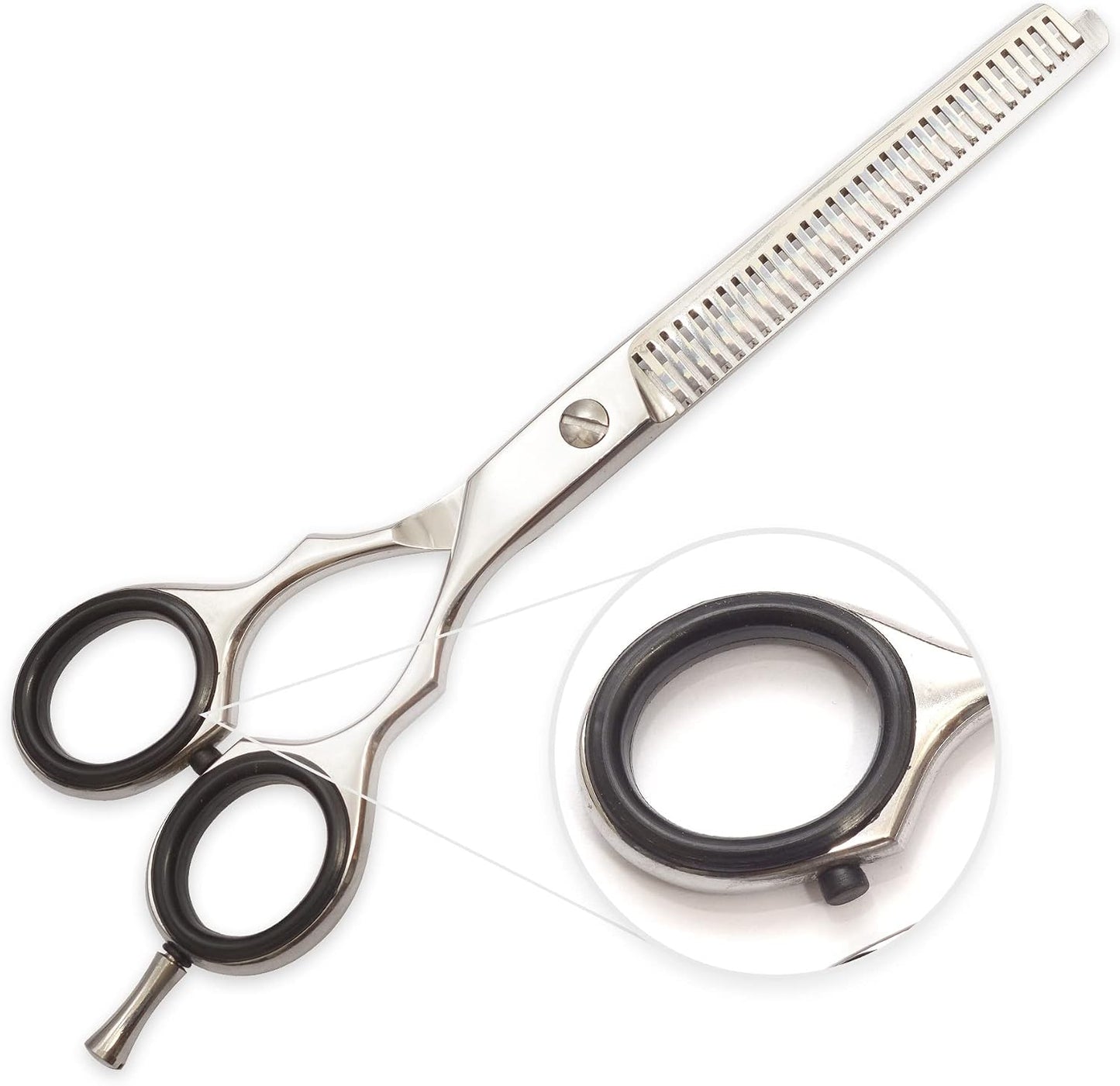 Professional stainless steel thinning shears for pet and human hair