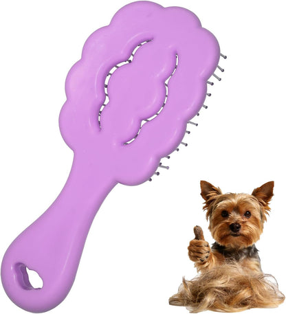 Cloud Shape Small Dog Grooming Brush - Perfect for Shih Tzus, Yorkies, and Maltipoos - Ideal Puppy Hair Brushes for Maltese and Small Breeds (Pink - Image 10