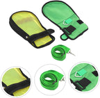 Healvian Finger Control Mitt front view showing breathable mesh fabric and adjustable strap.