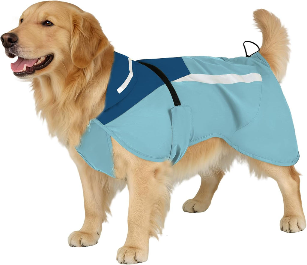 Authentic USA pet gear reflective dog raincoat in gray