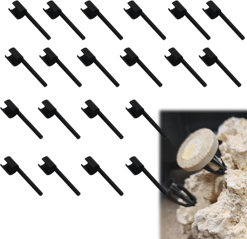 Zbajeuf coral frag plug holder front view for aquarium aquascaping