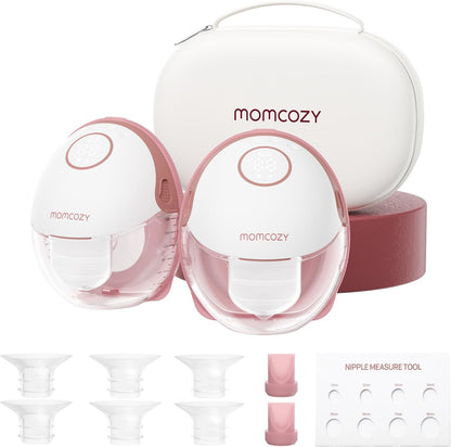 Momcozy M6 Hands-Free Wearable Breast Pump front view
