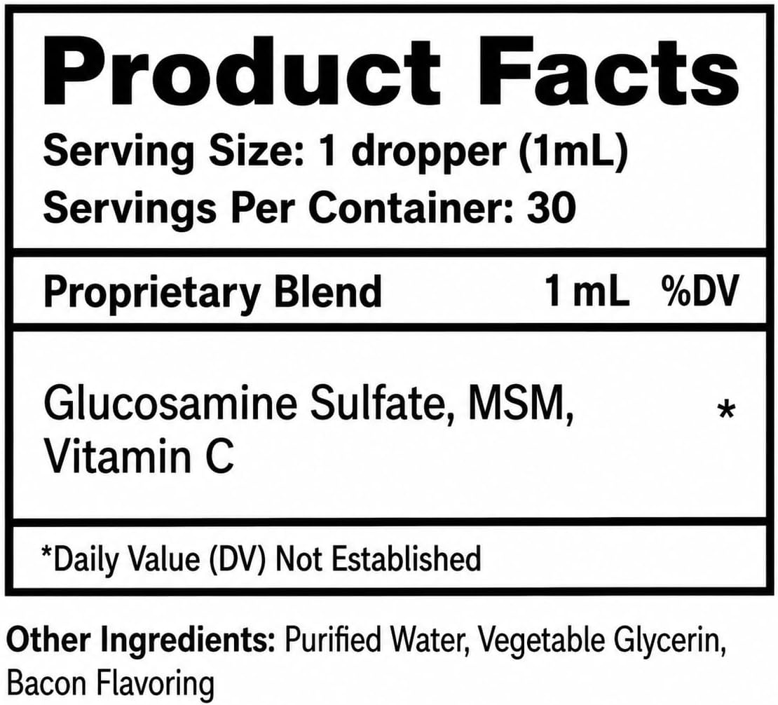 iVitamins cat joint supplement bottle with dropper