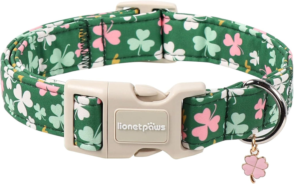 Lionet Paws Floral Dog Collar- Cute Spring Wildflowers Daisy Fleabane Dog Collars with Plastic Buckle, Light Adjustable Dog Collars for Small Medium Dogs - Image 11