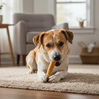 Fieldcrest Farms digestible beef flavored knotted bones for aggressive chewers