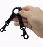 Della Stella pet safety dual lead connector showing the durable climbing rope strength construction.