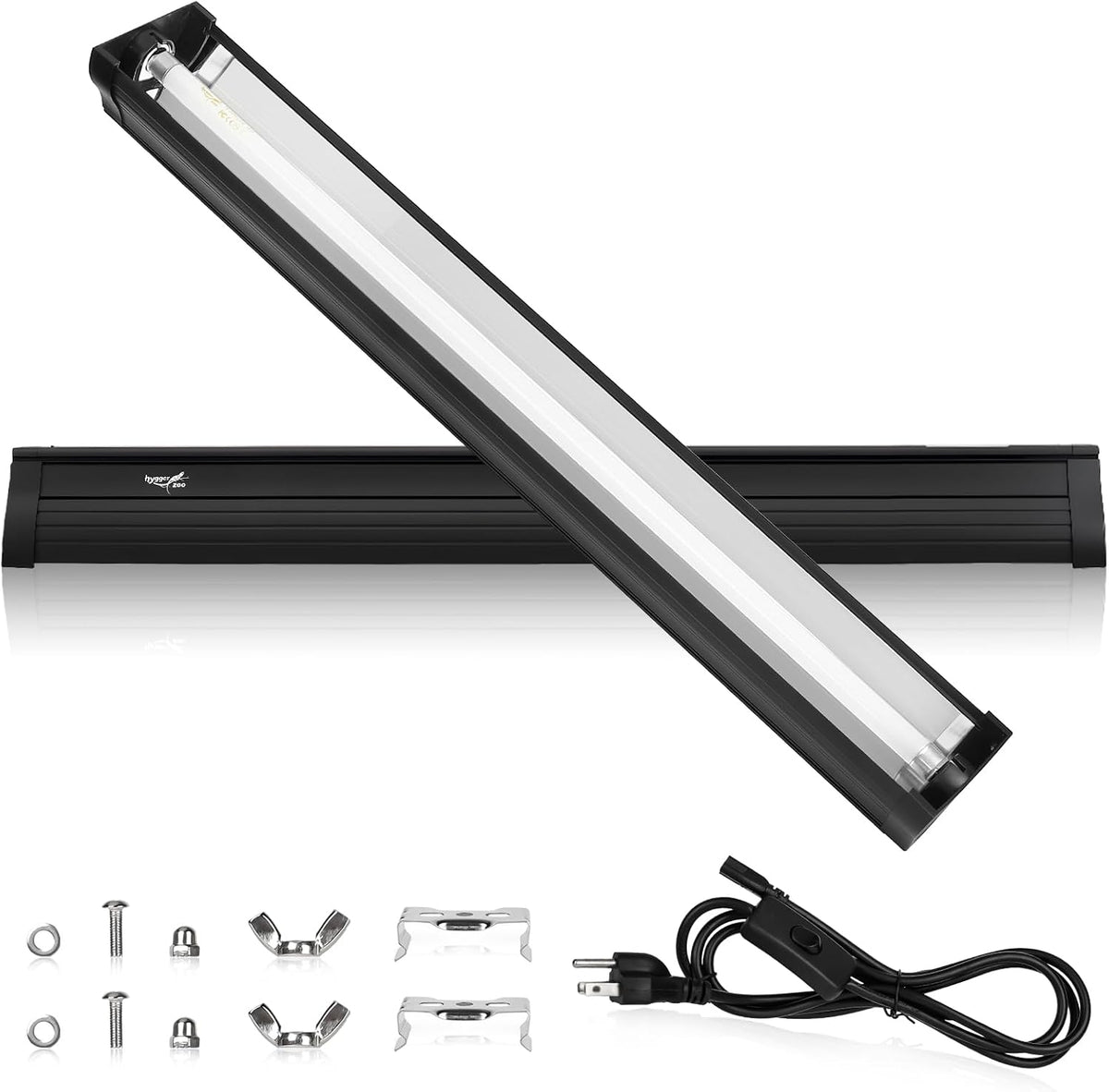 UVB Light for Reptiles Bearded Dragon, T5 UVB Reptile Light Fixture HO UVB Bulb Lighting Combo Kit 10.0 8W UVA UVB Reptile Light Bulb Terrarium Lamp Tube Bar for Snake Gecko Turtle Lizard, 12 Inch - Image 10