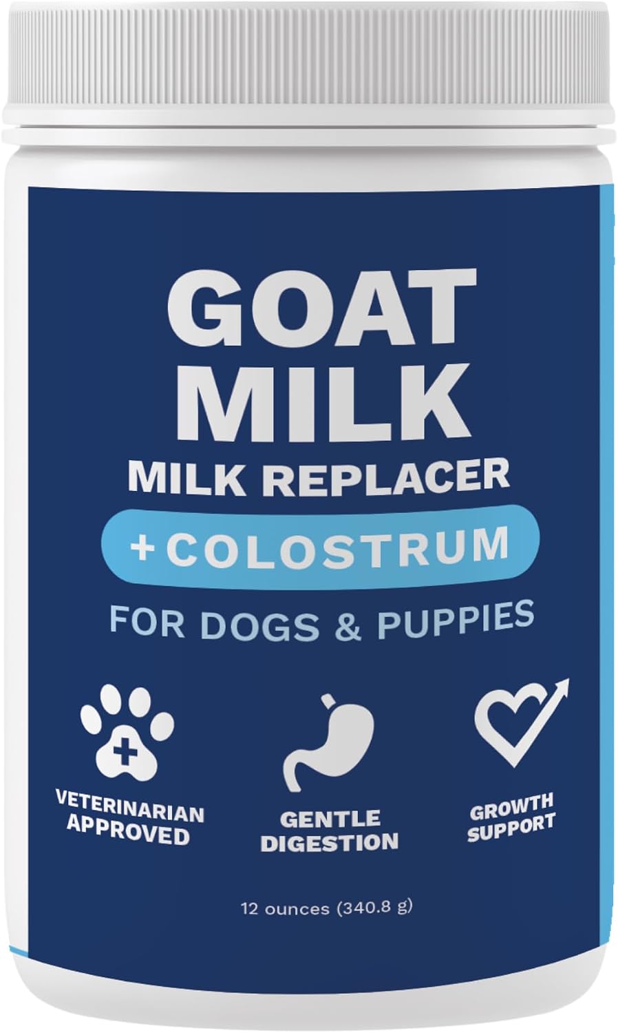 Under the Weather kitten milk replacer back label displaying mixing instructions and nutrients