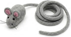 Glaciart One Felt Mouse Cat Toy - Soft Fuzzy Enrichment 100% Natural Wool - Interactive Catnip Play Cat Toy Set - Safe for Pets, Non-AZO Colored Dyes - 100" Long - Image 10