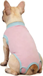 Dog Surgery Recovery Suit After Spay - Dogs Cone Alternative Onesie with Pee Hole, Breathable Anti Licking Neuter Post Surgical Dog Recovery Suit - Image 12