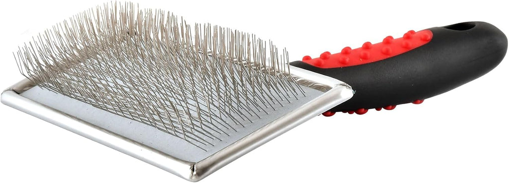 Jeffers pet flex slicker brush compact travel friendly small size grooming tool