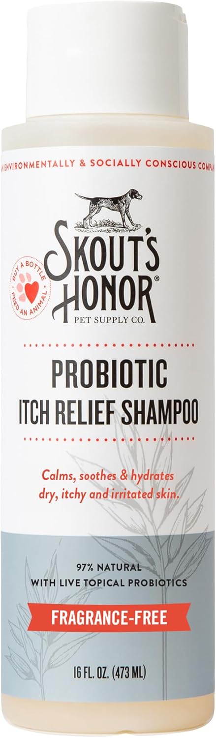 SKOUT'S HONOR Probiotic Itch Relief Spray for Pets - Non-Medicated, Fragrance-Free, Natural, Vegan, Long-Lasting Relief, with Soothing Aloe & Avocado Oil, 8 oz - Image 10