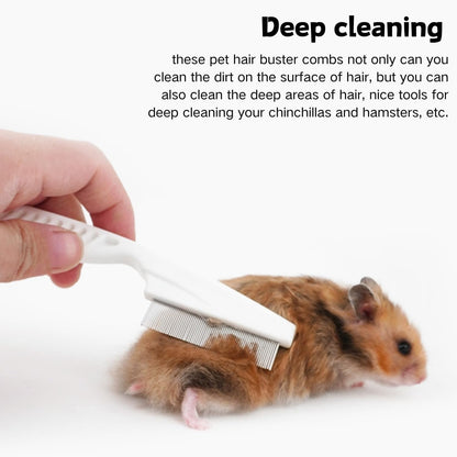 Side view of the small animal face brush demonstrating its lightweight and durable handle design.