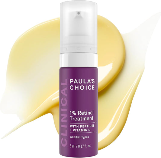 Paula's Choice Clinical 1 Percent Retinol Treatment 5ml front view packaging
