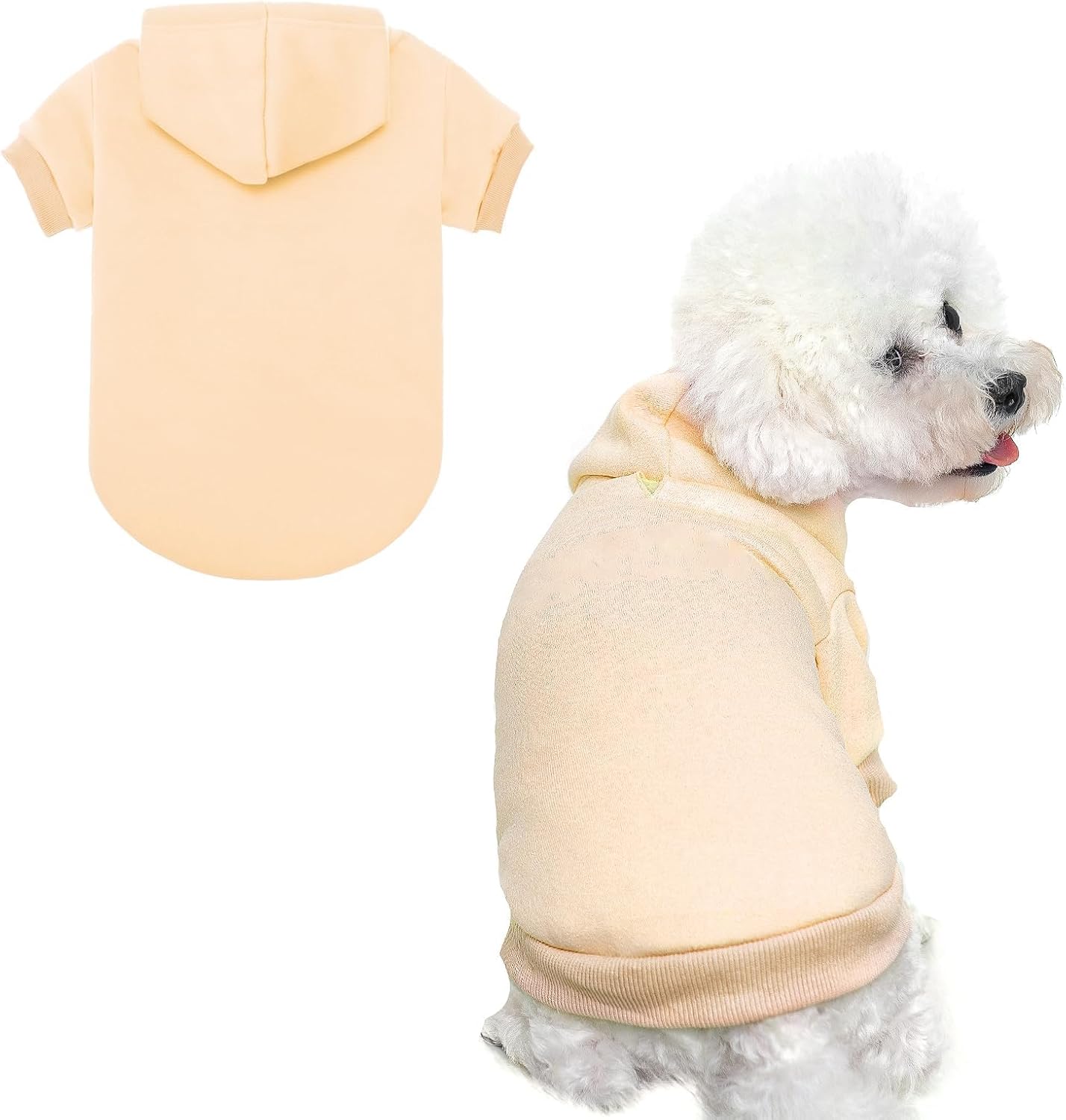 BINGPET Security Dog Hoodies Puppy Sweater Cold Weather Dog Coats Soft Brushed Fleece Pet Clothes Hooded Sweatshirt for Dog Cat - Image 11