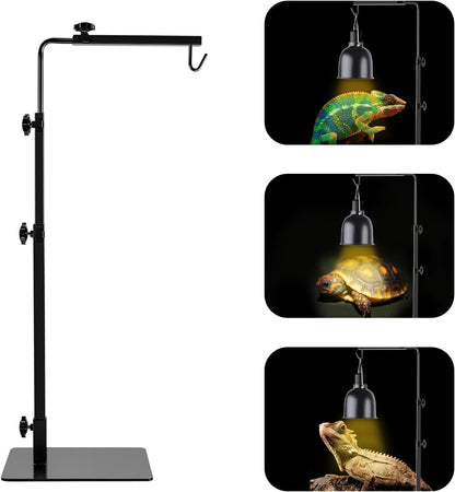 LUCKY HERP Aluminum 5.5inch Shallow Dome Reptile Light Fixture, Reptile Heat Lamp Fixture for UVB Bulb Basking Heat Bulb - Image 9