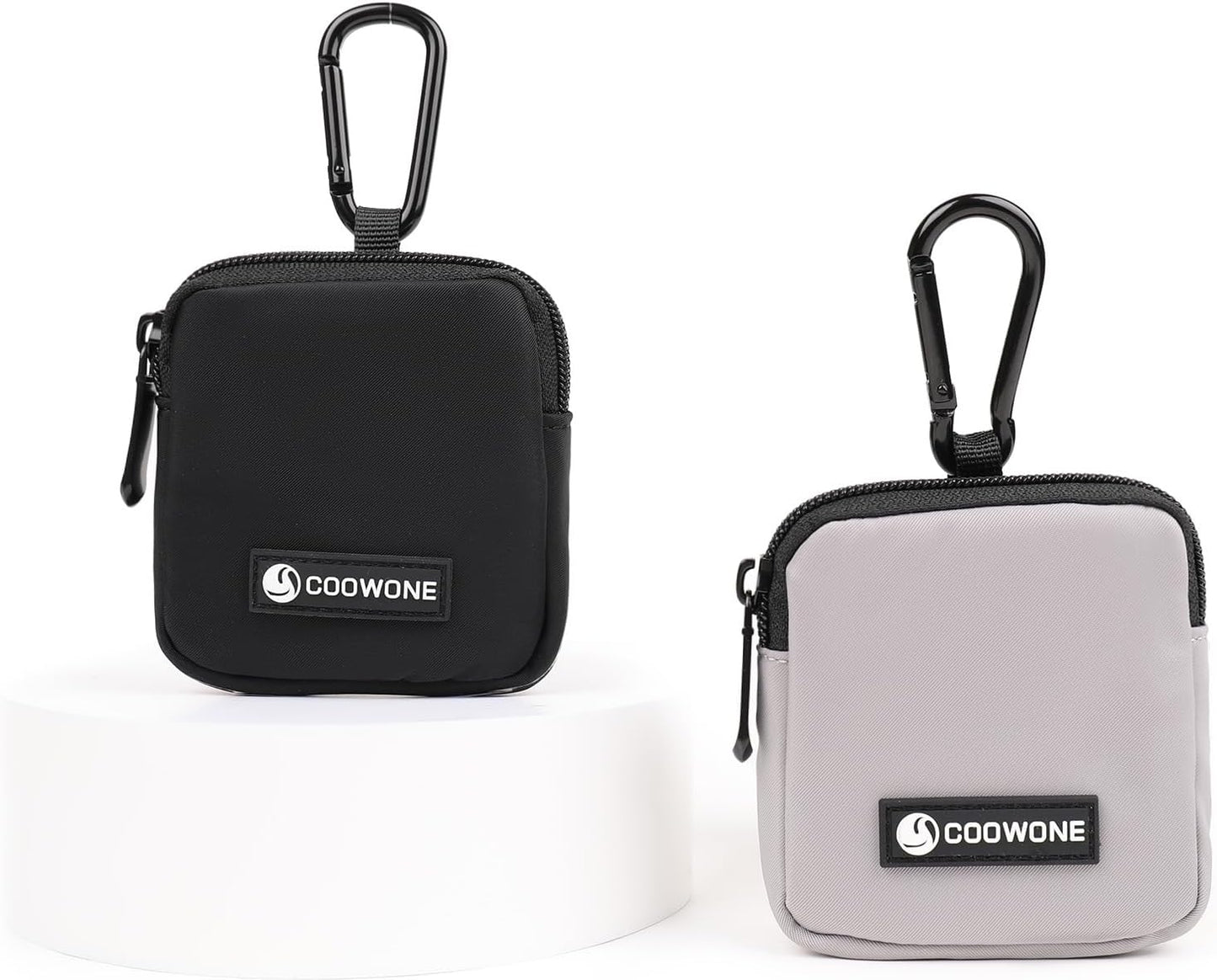 Dog Treat Pouch 2 PCS, Waterproof Small Dog Treat Bag for Leash, Hands Free Dog Walking Bag with Carabiner, Dog Poop Bag Holder for Pet Puppy Travel or Outdoor Use, Zipper Closure to Avoid Spilling - Image 12
