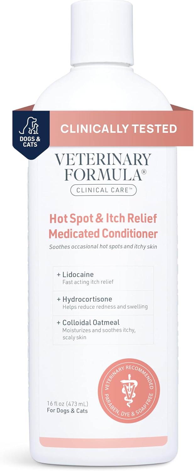 Veterinary Formula Clinical Care Hot Spot & Itch Relief Medicated Spray, 8oz - Easy to Use Spray for Dogs & Cats - Helps Alleviate Sensitive Skin, Scratching, and Licking of Coat (1 Pack) - Image 9