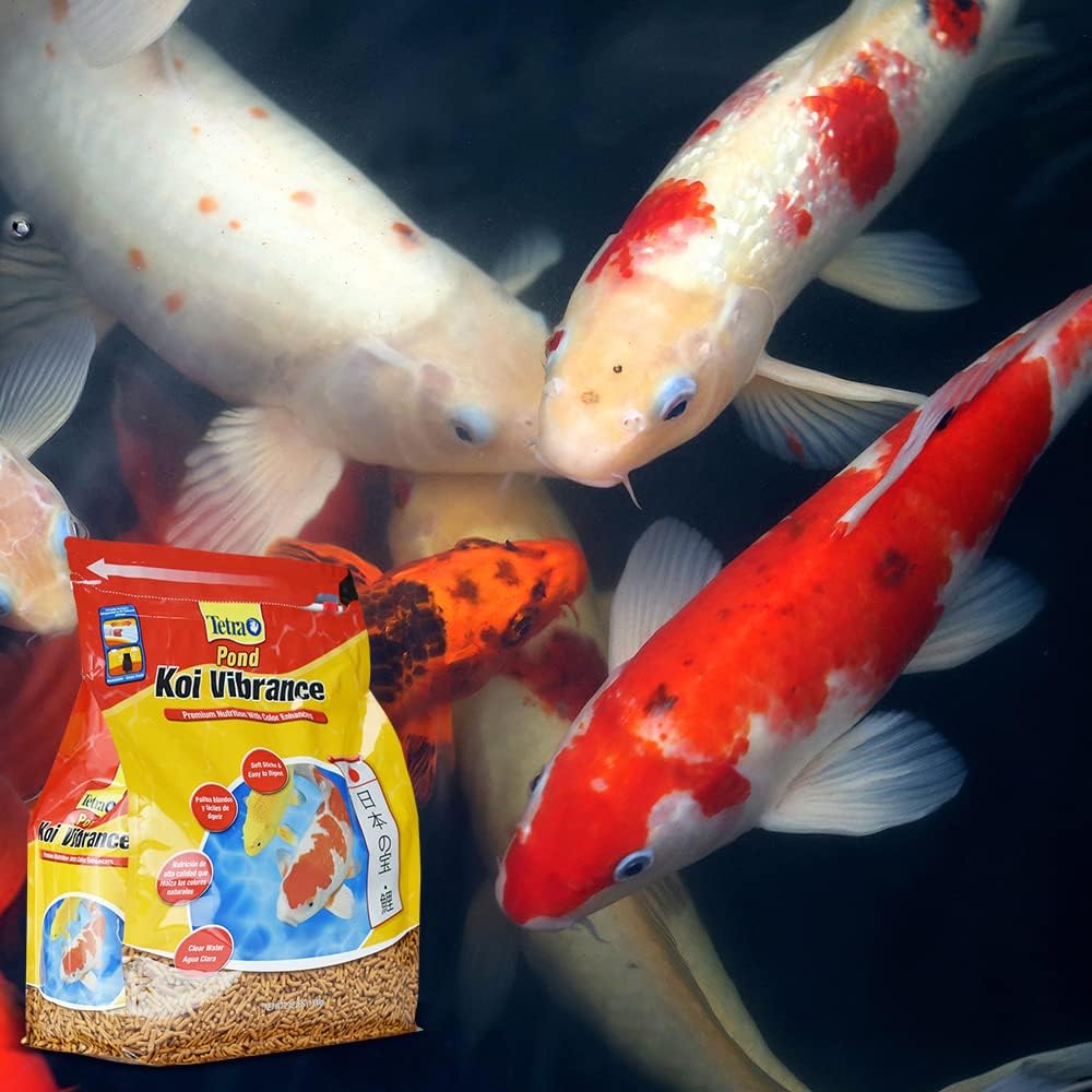 Tetra Pond Koi Vibrance 5.18 pounds container label details
