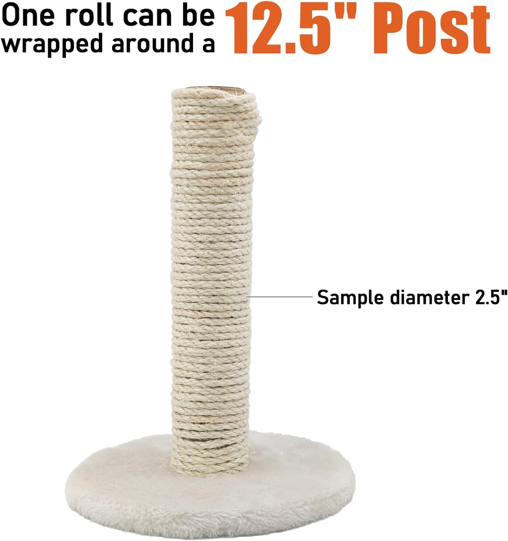 XRzitky sisal rope being used to repair a cat tree
