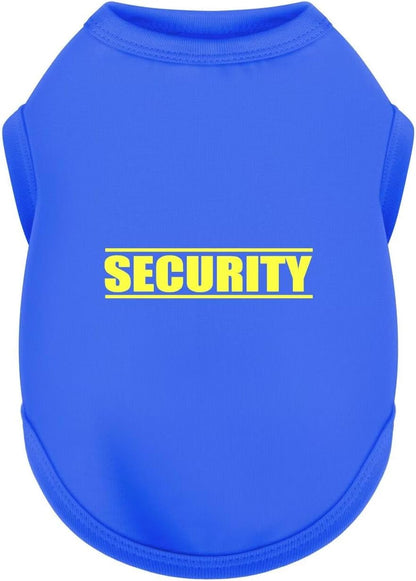Discover Cozy Cotton Canine Wear: Soft, Lightweight, and Breathable Dog Shirt Vest with Eye-Catching Graphics(Security), Keeping Your Furry Friend Warm and Comfy! Black M - Image 10