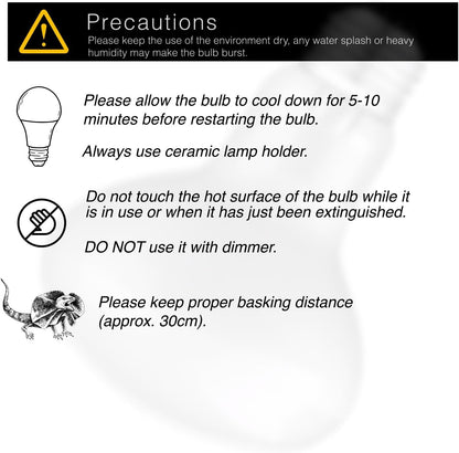 ReptiKing daylight heating point reflector angle view