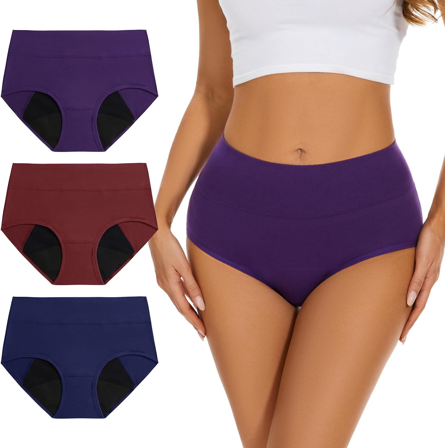 Allbase incontinence underwear for women front view