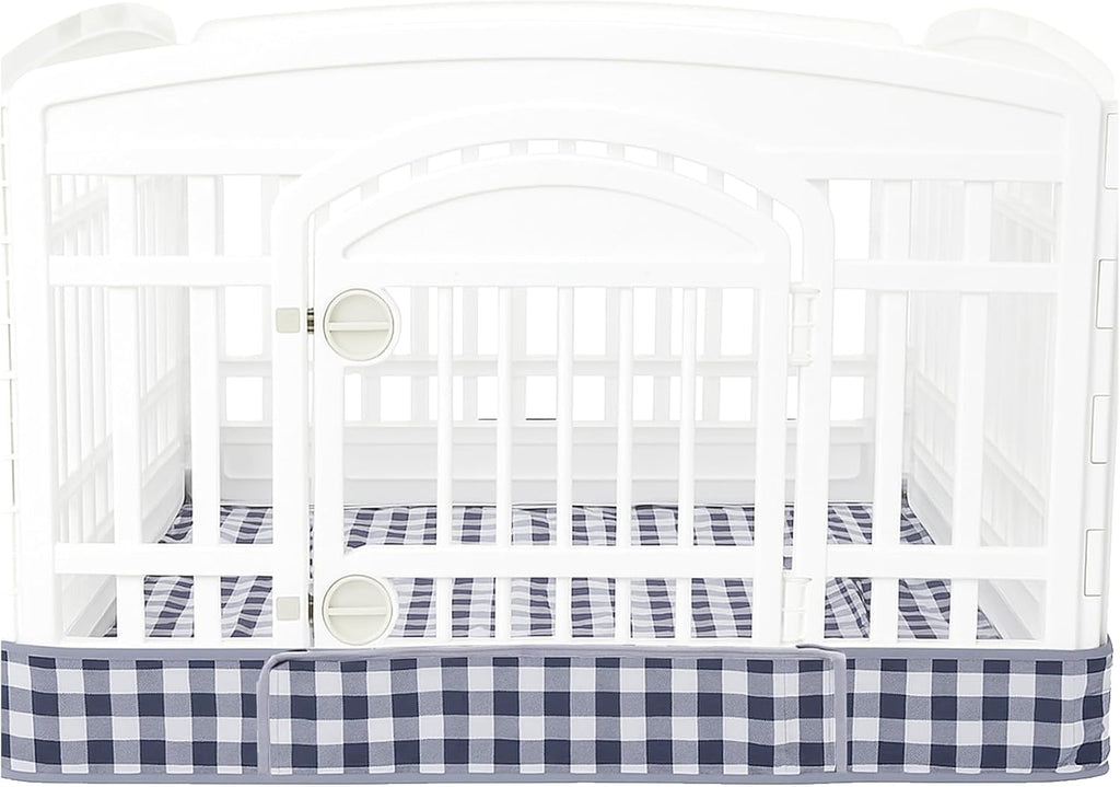 Dog Playpen Bottom Pad Fits for 36 Inch 4 Panels Exercise Pet Playpen, Dog Crate Pad Puppy Playpen Pad, Hoop and Loop Design (Note: Playpen Not Included). -Pink - Image 9