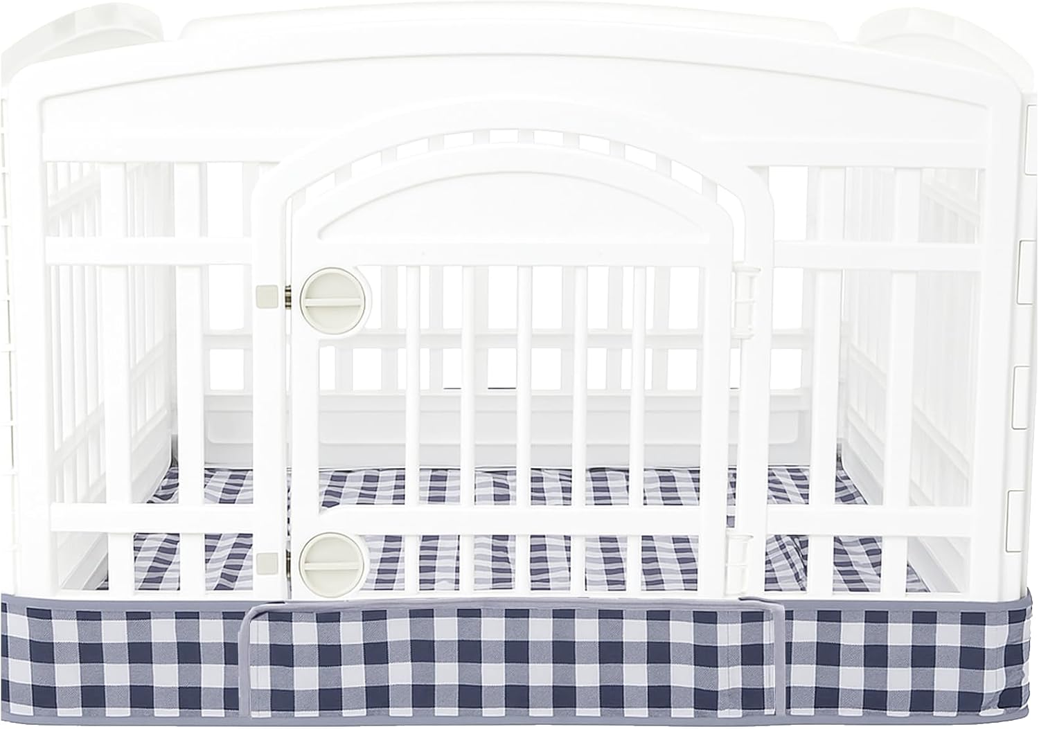 Dog Playpen Bottom Pad Fits for 36 Inch 4 Panels Exercise Pet Playpen, Dog Crate Pad Puppy Playpen Pad, Hoop and Loop Design (Note: Playpen Not Included). -Pink - Image 9
