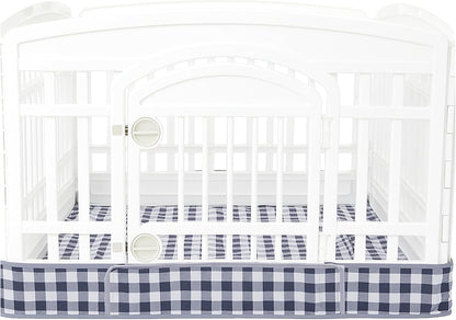 Dog Playpen Bottom Pad Fits for 36 Inch 4 Panels Exercise Pet Playpen, Dog Crate Pad Puppy Playpen Pad, Hoop and Loop Design (Note: Playpen Not Included). -Pink - Image 9