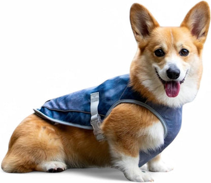 Spark Paws Dog Cooling Vest - SPF 50 UV Sun Protection - Summer Heat Relief Gear for Dogs, Lightweight, Evaporative Cooling - Dog Anxiety Relief Vest During Hot Days - Ice Blue, Large - Image 12