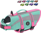 EMUST Life Vests for Dogs, Lightweight Small/Medium/Large Dog Life Preserver, XL Dog Life Jacket for Swimming/Boat/Water, Life Jacket for Large Dogs, NewTurquoise, XL - Image 13