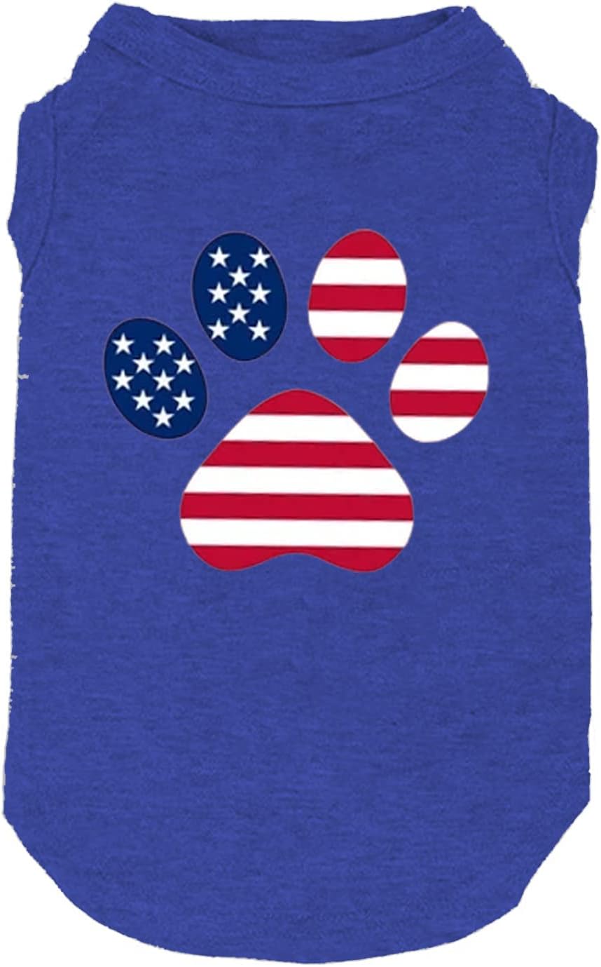 4th of July Vest for Dog American Flag Clothes Small Large Dog Apparel Pet Supplies Shirts (Medium, DLR02) - Image 15