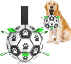 Amasiver Dog Soccer Ball Toys, World Cup Dog Soccer Ball with Straps, Puppy Birthday Gifts, Water Toy, Herding Ball, Durable Balls for Small Medium Pet, Puppy Outdoor Toy (6 Inch-Medium) - Image 9