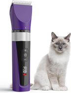 oneisall Cat Clippers for Matted Hair, 5-Speed Quiet Cat Grooming kit, Cordless Pet Shaver for Long Hair,Waterproof Pet Trimmer, Pet Clippers for Cats(Green) - Image 9