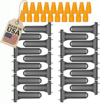 Durable USA imported electrical wire splice connectors for outdoor direct burial.