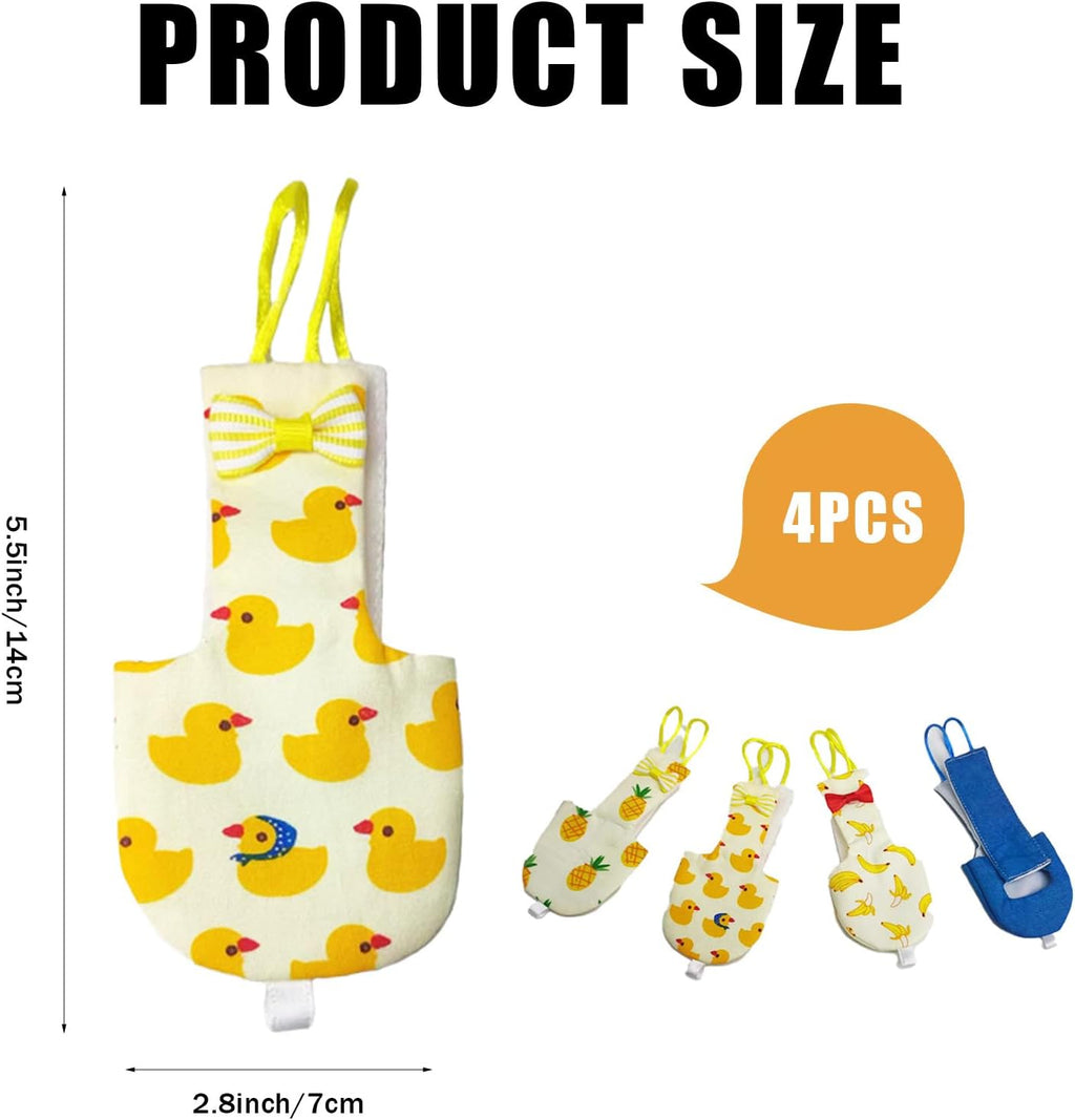Zaruatu Parrot Nappy Flight Suit displaying adjustable shoulder straps